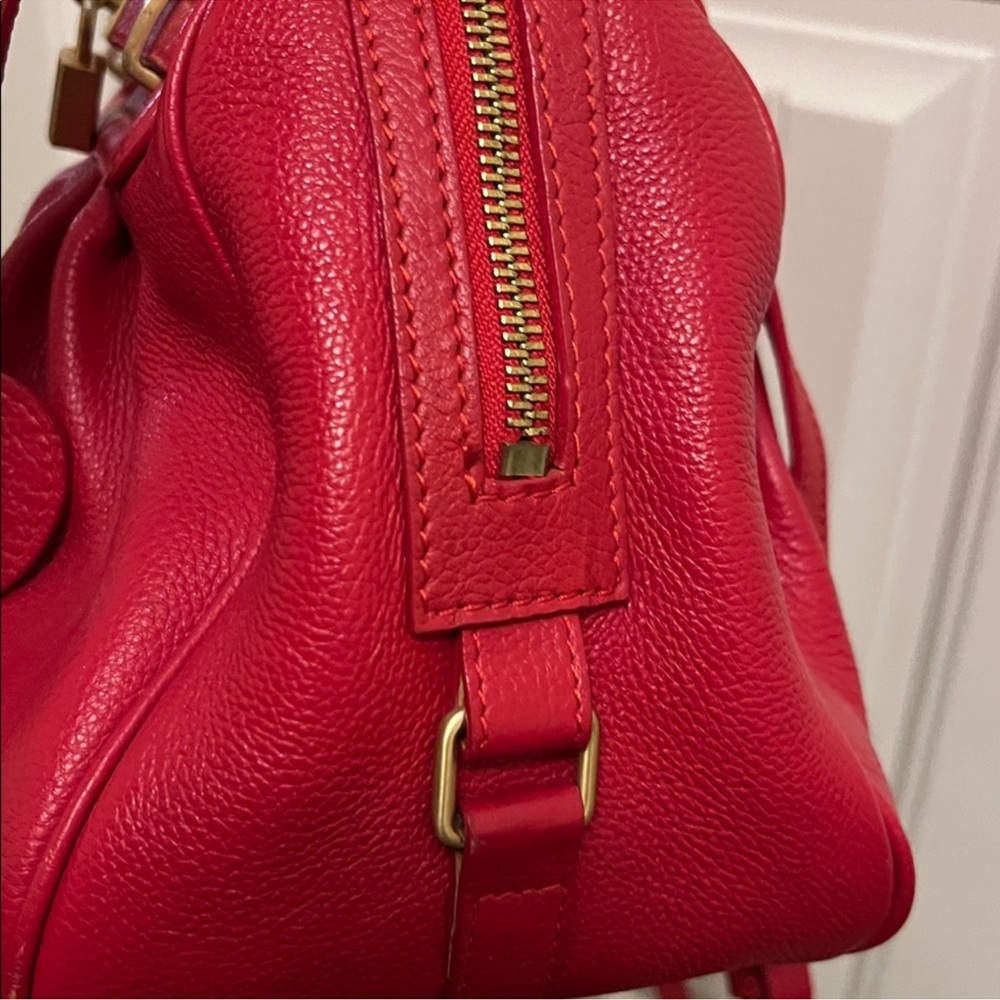 Samantha Thavasa Red Leather Handbag - Picture 5 of 8